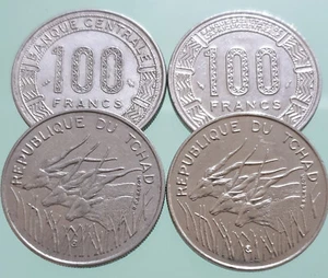 TCHAD 100 FRANCS 1971 - 1991 AFRIQUE - Picture 1 of 3