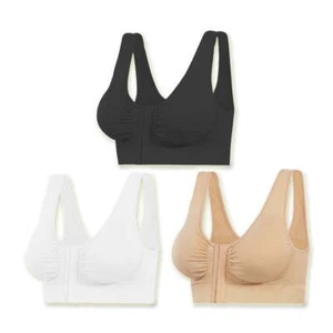 As Seen On TV - Miracle Bamboo Comfort Bra Deluxe Seamless Front Closure X-Large - Picture 1 of 8