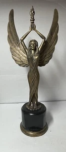 Unbranded Vintage Statuette Trophy Gold/Bronze Tone - Picture 1 of 8