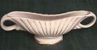 Art Nouveau off-white pedestal bi-handled mantel Vase 13” X 4.5”, Vgc No Chips
