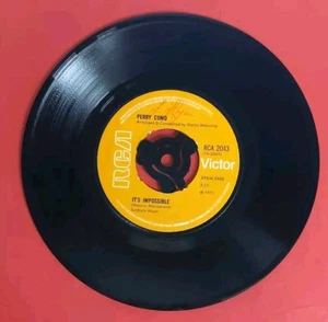 PERRY COMO - RCA 2043 - IT'S IMPOSSIBLE 1971 (575) - Picture 1 of 4
