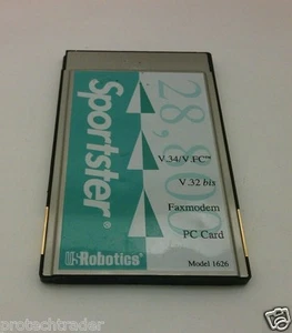US Robotics Sportster Tarjeta PC 1626 Fax Módem V .34 V .32 bis - Imagen 1 de 2