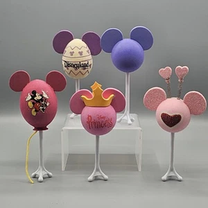 Disney Antena Toppers Princesa Rosa Púrpura Globo Huevo de Pascua Día de San Valentín - Imagen 1 de 7