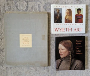 Andrew Wyeth The Helga Pictures First Edition + Four Seasons (7) Prints + Book - Imagen 1 de 10