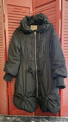 Chaqueta Abrigo Anthropologie Ryu Chartrause Roseta Plisada Puff Para Mujer Talla Pequeña Foto 1 de 4