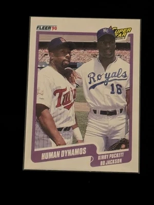 Fleer Bo Jackson Kirby Puckett 1990 #635 Foto 1 de 2