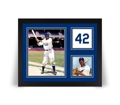 JACKIE ROBINSON Collage Photo Picture BROOKLYN DODGERS 8x10 11x14 16x20 V1 - Image 1 of 4