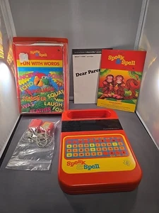 Vintage SPEAK & SPELL Texas Instruments Learning W/ Cartridges 1978 Untested - Picture 1 of 10