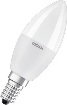 Osram LED Leuchtmittel Star Classic K E14 5,5W warmweiß dimmbar weiß matt - Bild 1 von 3