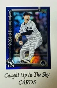 2025 Topps Update Mark Leiter Jr Purple Foil #087/250 Yankees - Bild 1 von 2