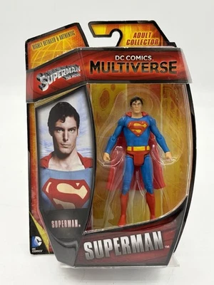 Figura de la película DC Multiverse Superman - Christopher Reeve 2013 Mattel nueva Foto 1 de 4