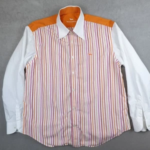 Camisa Harmont & Blaine Para Hombre Talla 3XL Rayas Con Botones Manga Larga Italia - Imagen 1 de 11