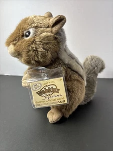 Webkinz Signature Chipmunk Plush New Sealed Code Stuffed Animal Realistic Toy - Picture 1 of 5