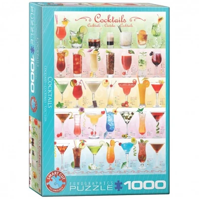 Puzzle - Cocktails - 1000 Pieces - Image 1 of 3