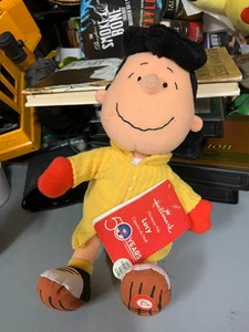 Peluche Hallmark Peanuts Lucy Noël poupée 50 ans musical Noël copains jaune - Photo 1/15