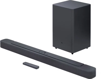JBL - 2.1 Channel Soundbar with Wireless Subwoofer - Black - Image 1 of 4