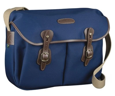 Billingham Hadley GRANDE Cámara/Bolsa DSLR en Azul Marino/Chocolate (Stock Reino Unido) Nueva en Paquete S Foto 1 de 4