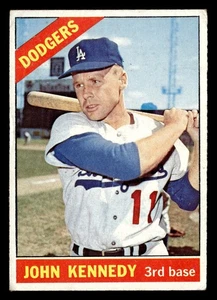 1966 Topps John Kennedy #407 GD Los Angeles Dodgers - Picture 1 of 2