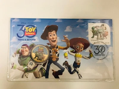 2025 Australia PNC 30th Anniversary of Disney Pixar Toy Story $1 Coloured Coin - image 1 of 4