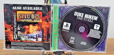 PS1 PlayStation 1 Duke Nukem Time to Kill Greatest Hits - CIB *Tested & Works* - Image 1 of 4