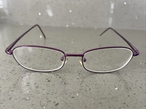 ACERO INOXIDABLE WM5005 GAFAS AUTÉNTICAS Marcos SOLO 51-17-140 Rosa Púrpura - Imagen 1 de 9