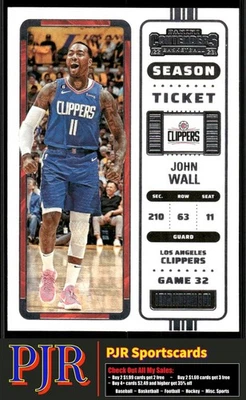 John Wall 2022-23 Panini Contenders #71 Los Angeles Clippers - Image 1 of 2