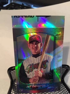 2000 Bowman Chrome Gold Refractor UNCUT PROOF Jeff DaVanon Angels - Picture 1 of 1