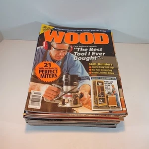 Wood Magazine Lot 15 Issues Better Homes and Gardens 2001-2007 - Imagen 1 de 19
