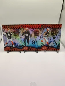 CINCINNATI BENGALS 3-CARD LOT 2024 Panini Illusions BURROW/CHASE/HENDRICKSON - Picture 1 of 7