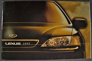 1997 Lexus Brochure LS SC 400 GS ES 300 LX 450 Excellent Original 97