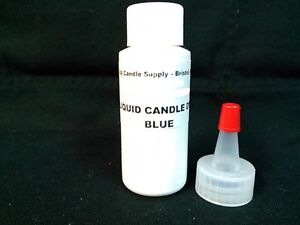 1oz BLUE LIQUID CANDLE DYE EVO FOR SOY WAX CANDLE MAKING SUPPLIES