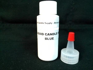 1oz BLUE LIQUID CANDLE DYE EVO FOR SOY WAX CANDLE MAKING SUPPLIES - Picture 1 of 1