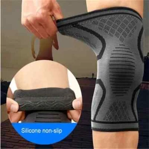 1 Pair High Quality Knit Knee Support, Protect Knee & Relief Pains. Go Gym Need - Picture 1 of 6