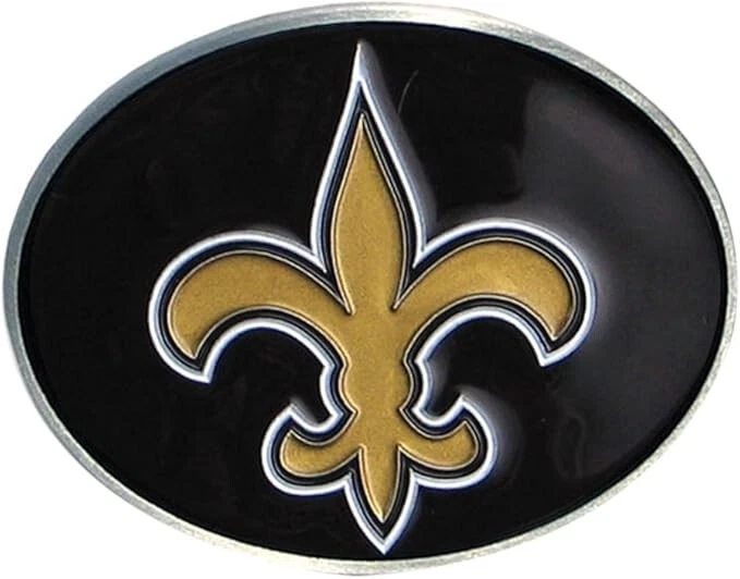 NEW ORLEANS SAINTS NFL HOMBRES FÚTBOL AMERICANO ZINC ESMALTE CINTURÓN HEBILLA NUEVO GRAN REGALO Foto 1 de 1