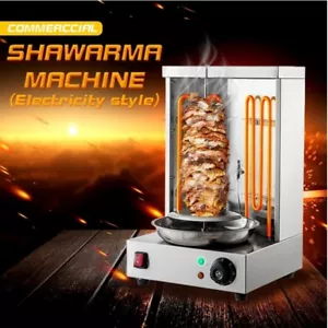 3KW Electric Shawarma Grill Countertop Rotating Kebab Toaster Rotisserie Machine - Picture 1 of 16