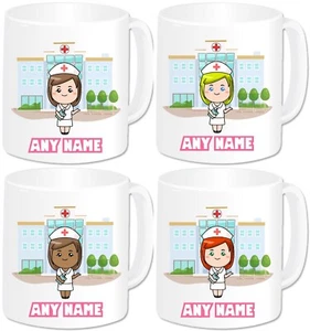 Personalisierte Krankenschwester Becher Tasse RN medizinisches Personal Student Krankenschwester Mentor Geschenke Geschenk - Bild 1 von 17
