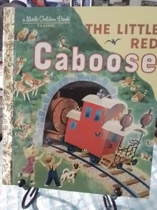THE LITTLE RED CABOOSE Classic Little Golden Book 1981 Reprint New York LN - Picture 1 of 10