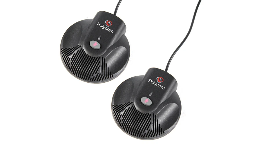 NEW Polycom 2200-07840-001 SoundStation 2W EX Extension Microphones - Image 1 of 1