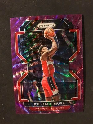2021-22 Panini Prizm Rui Hachimura Washington Wizards #234 - Purple Wave - Image 1 of 2