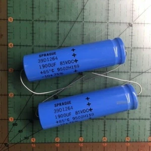 1900uF 85V Sprague Axial Elektrolytkondensator 39D198G085JT4 Audio Verstärker 2 Stück - Bild 1 von 3