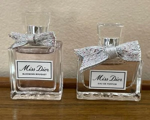 DIOR Miss Dior 2022 EDP + Blooming Bouquet Eau de Toilette Mini 0.17oz/5mL NWOB - Picture 1 of 6
