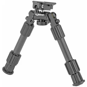 Caldwell Accumax Bipod 6"-9" Swivel Stud Mount Twist Lock Legs Carbon Fiber Blk - Picture 1 of 4