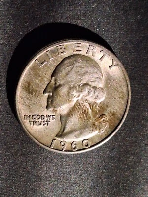 ⭐️1960 D WASHINGTON!⭐️SILVER GEM BU+⭐️PREMIUM GEM⭐️SCARCE MINT-TONNED!!  - Image 1 of 2