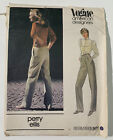 Vogue 2677 Pants Trousers Tapered Designer Perry Ellis Sewing Pattern 10 Uncut