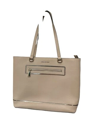 Michael Michael Kors Frame Out Large North South Tote in Oyster, Pre-Owned - Image 1 of 4