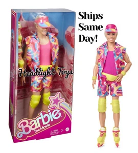 2023 Barbie The Movie Ryan Gosling Ken Inline Skating Rollerblades Doll Figure - Picture 1 of 10