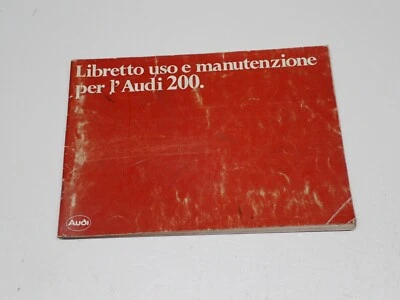 AUDI 200 LIBRETTO USO E MANUTENZIONE 1981 - Immagine 1 di 3