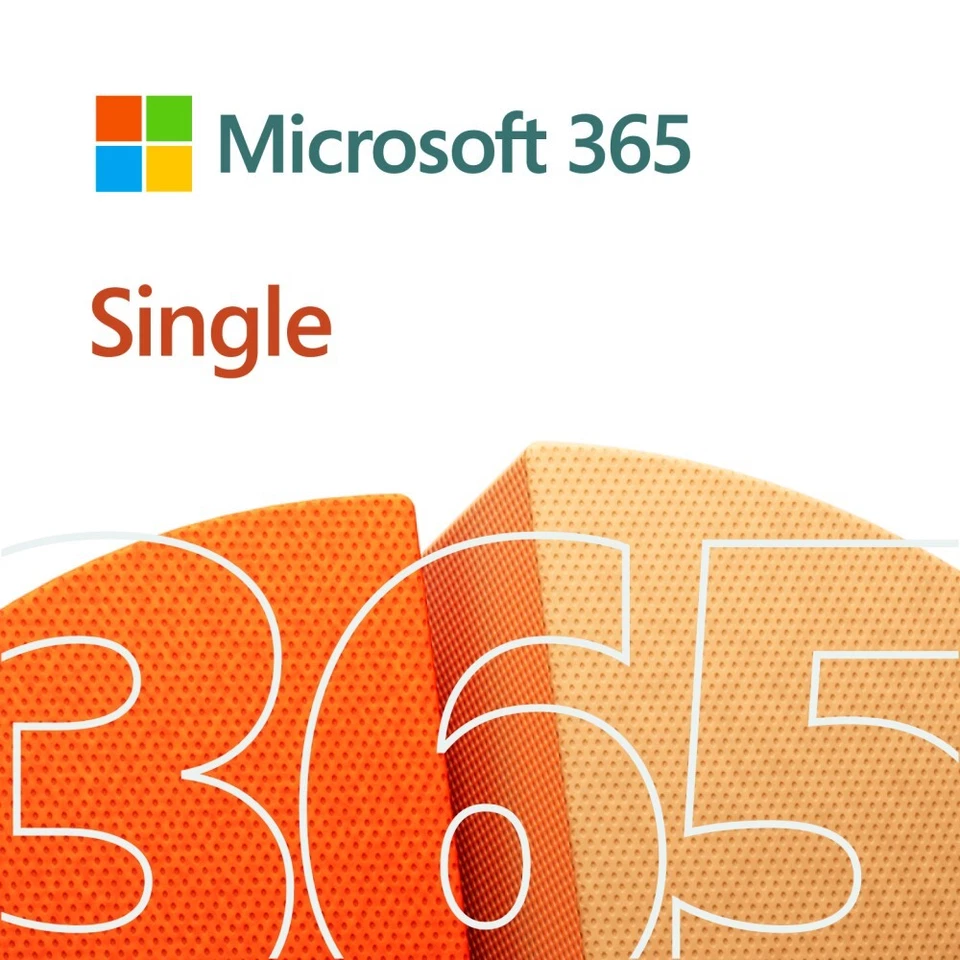 Microsoft Office 365 Single / 1-Nutzer bis zu 5-Geräte / 1-Jahr / KEY (ESD) - Bild 1 von 1