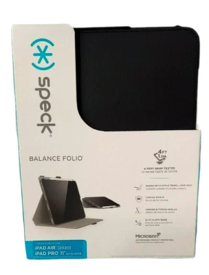 Speck Balance Folio Case For iPad Pro 11" 2018-2020 iPad Air 11" 2020 Black New - Image 1 of 3