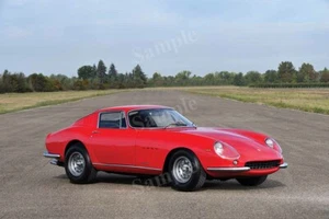 Retro 1965 - 1966 Ferrari 275 GTB 6C Lega alta resolución decoración de pared impresión póster fotográfico - Imagen 1 de 1